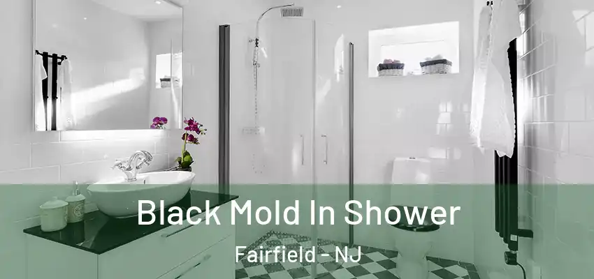 Black Mold In Shower Fairfield - NJ