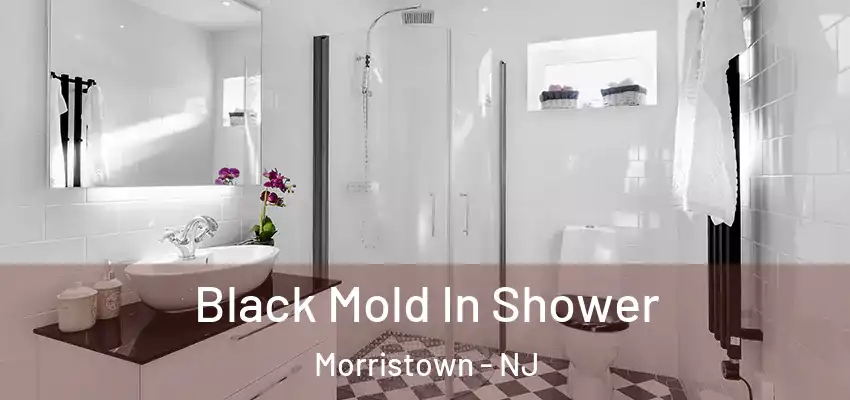 Black Mold In Shower Morristown - NJ