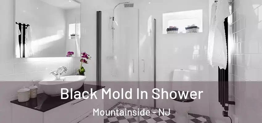 Black Mold In Shower Mountainside - NJ