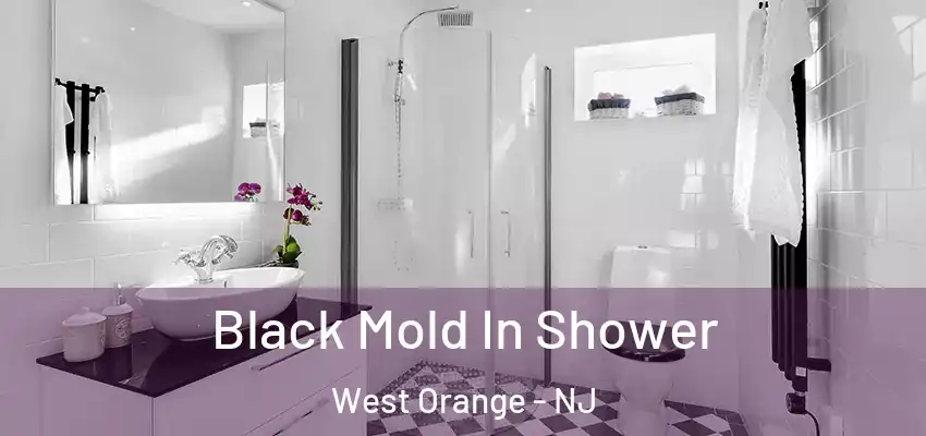 Black Mold In Shower West Orange - NJ